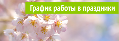  Режим работы в праздничные дни