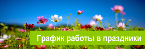 График работы в праздники