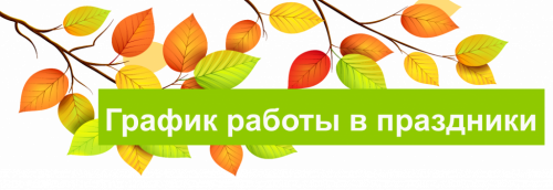 График работы в праздничные дни